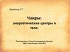 Чакры: энергетические центры в теле