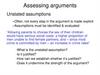 Assessing arguments