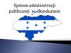 System administracji publicznej  w  Hondurasie