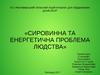 Сировинна та енергетична проблема людства