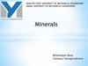 Minerals
