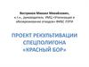 Проект рекультивации спецполигона Красный бор