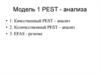 Модель Pest-анализа