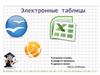 Электронные таблицы. Программное приложение