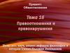 Правоотношения и правонарушения. Тема 16