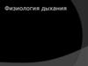 Физиология дыхания