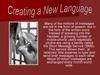 Creating a New Language