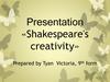 Shakespeare's creativity