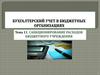 Санкционирование расходов бюджетного учреждения. Тема 11