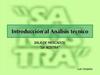 Introducción al Análisis técnico