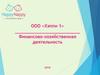 ООО «Хэппи 1». Финансово-хозяйственная деятельность