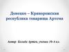 Донецко-Криворожская республика товарища Артема