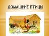 Домашние птицы