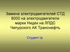 Замена электродвигателей СТД 8000 на электродвигатели марки Нидек на ЛПДС Чепурского АК Транснефть