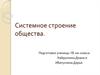 Системное строение общества