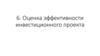 Оценка эффективности инвестиционного проекта
