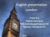 English presentation «London»