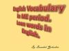English Vocabulary in ME period. Loan words in English