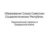 Образование Союза Советских Социалистических Республик. Национальные окраины в Гражданской войне