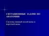 Системы нижней полой вены и воротной вены. Ситуационные задачи