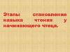 Этапы становления навыка чтения у начинающего чтеца