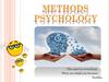 Methods psychology