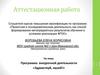 Аттестационная работа. Программа внеурочной деятельности. Здравствуй, музей