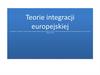 Teorie integracji europejskiej