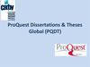 Цифровой архив ProQuest Dissertations & Theses Global