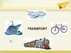 Transport. Vocabulary