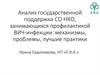 Анализ государственной поддержки СО НКО, занимающихся профилактикой ВИЧ-инфекции