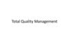 Total Quality Management
