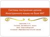 Система построения уроков Иностранного языка на базе ИКТ