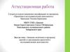 Значение занятий со школьниками проектной и исследовательской деятельности. Аттестационная работа