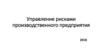 Управление рисками производственного предприятия