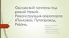 Орловский тоннель под рекой Невой. Реконструкция аэропорта «Пулково». Путепровод, Рязань