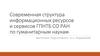 Современная структура информационных ресурсов