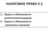 Права и обязанности налогоплательщиков