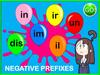 Negative prefixes - game 2