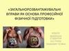Загальнорозвантажувальні вправи як основа професійної фізичної підготовки