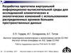 Разработка прототипа виртуальной информационно-вычислительной среды для исследований климатических и экологических изменений