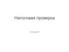 Налоговая проверка
