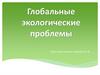 Глобальные экологические проблемы