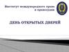 Институт международного права и правосудия. День открытых дверей