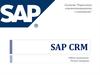 SAP CRM Система "Управление взаимоотношениями с клиентами"