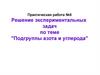 Решение экспериментальных задач по теме "Подгруппы азота и углерода"