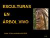 Esculturas en árbol vivo