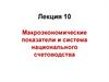 Макроэкономические показатели и система национального счетоводства