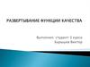 Развертывание функции качества