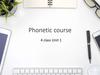 Phonetic course